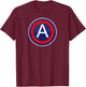 WW2 Third Army Patch T-Shirt - T-Shirt | Maroon