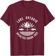 Lake Ontario Unsalted Shark Free Travel Great Lakes Fishing T-Shirt - T-Shirt | Maroon