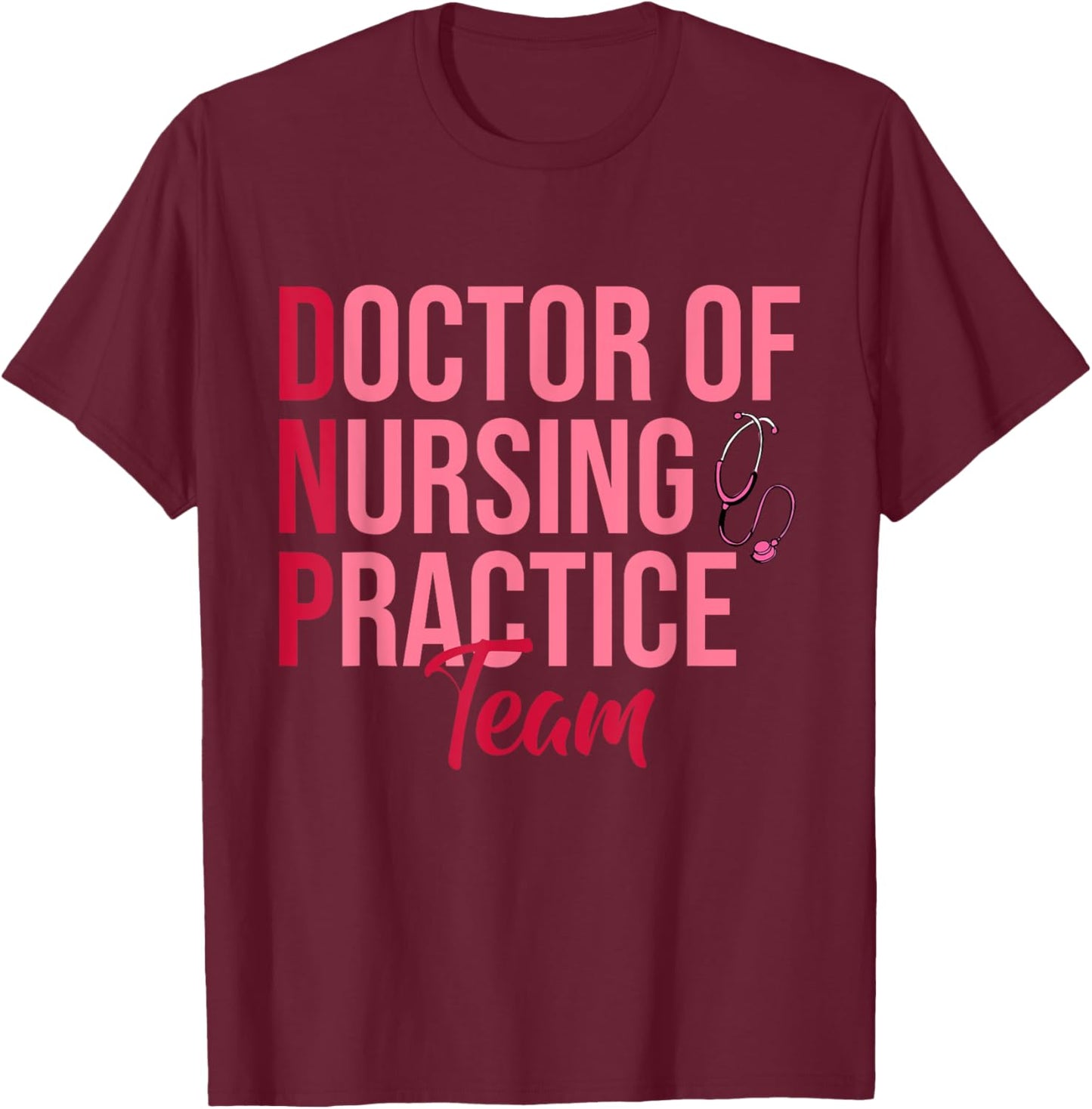Retro DNP Doctor of Nursing Practice Brain RN Nurse DA1 T-Shirt - T-Shirt | Maroon