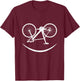 Cycologist Bicycle Cycology Vintage Riding Cycling Gifts T-Shirt - T-Shirt | Maroon