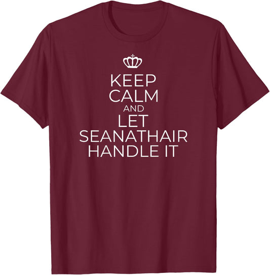 Irish Grandpa Seanathair T-Shirt - T-Shirt | Maroon