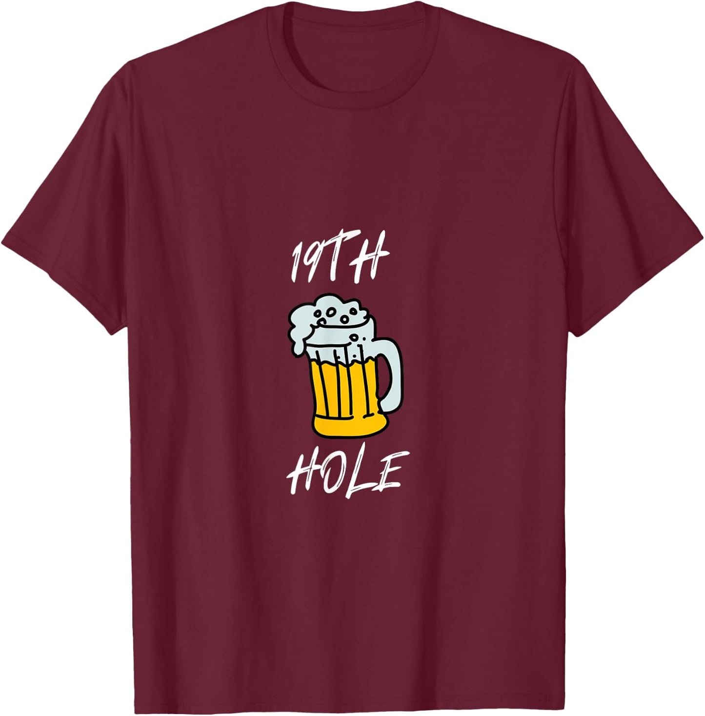 19th Hole T-Shirt - T-Shirt | Maroon