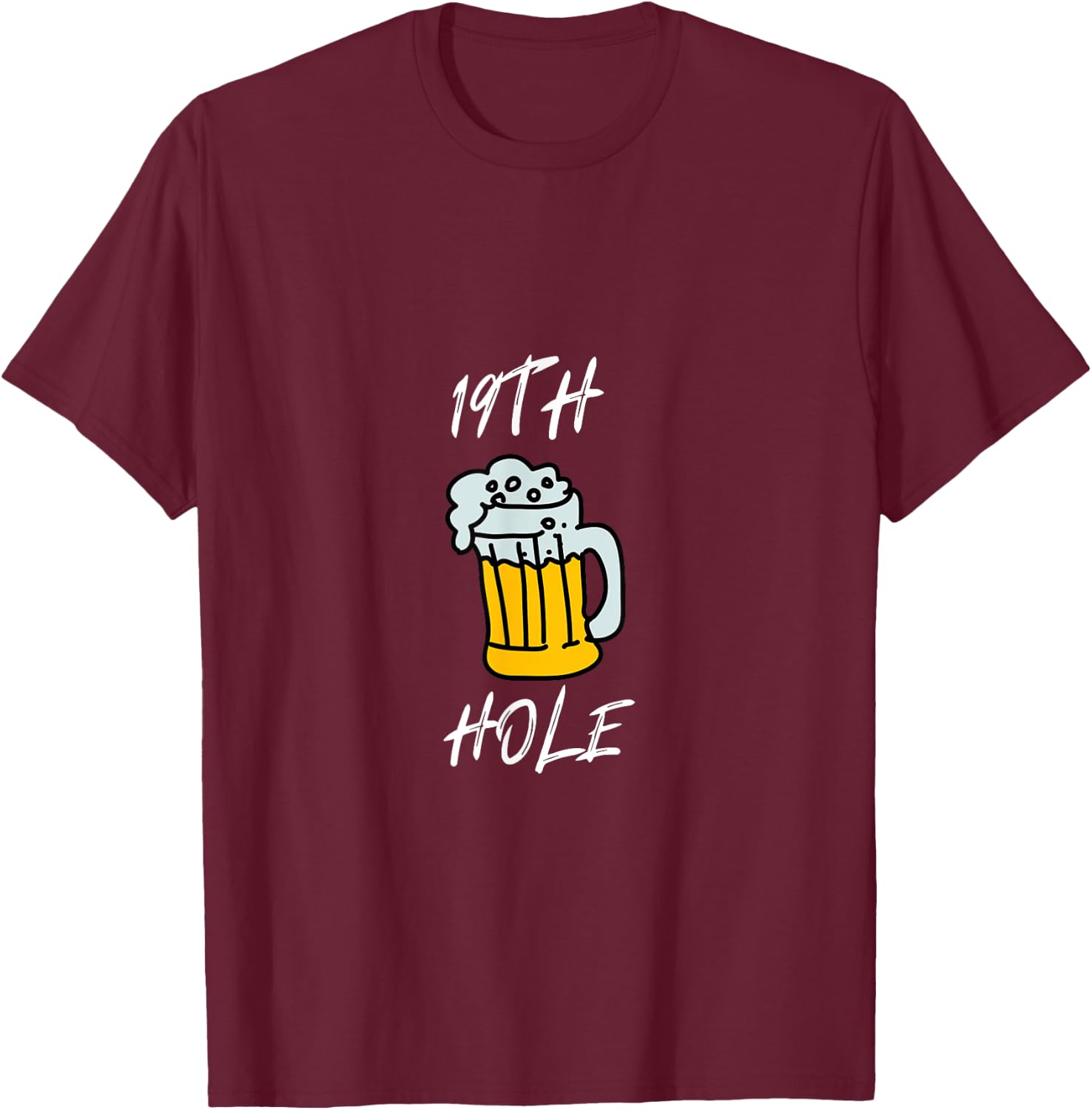 19th Hole T-Shirt - T-Shirt | Maroon