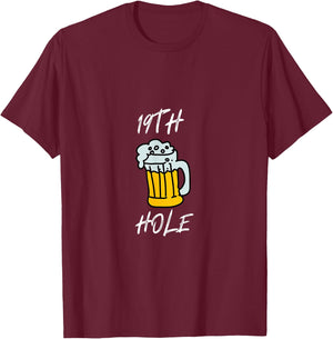 19th Hole T-Shirt - T-Shirt | Maroon