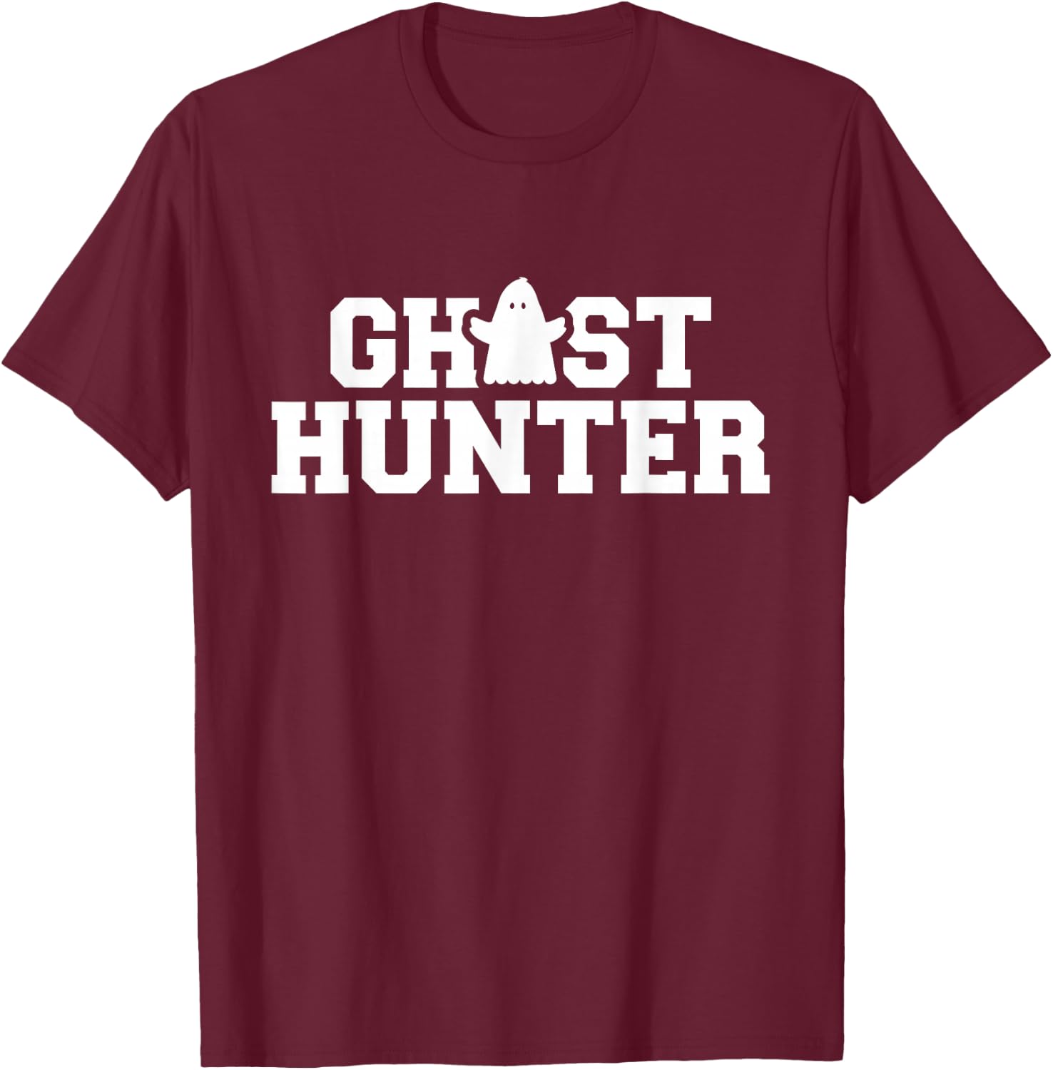 Ghost Hunter T-Shirt - T-Shirt | Maroon