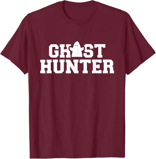 Ghost Hunter T-Shirt - T-Shirt | Maroon