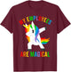 My Employees Are Magical Dabbing Unicorn Funny Boss Gift T-Shirt - T-Shirt | Maroon