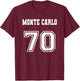 Jersey Style Monte Carlo 70 1970 Old School Muscle Car T-Shirt - T-Shirt | Maroon
