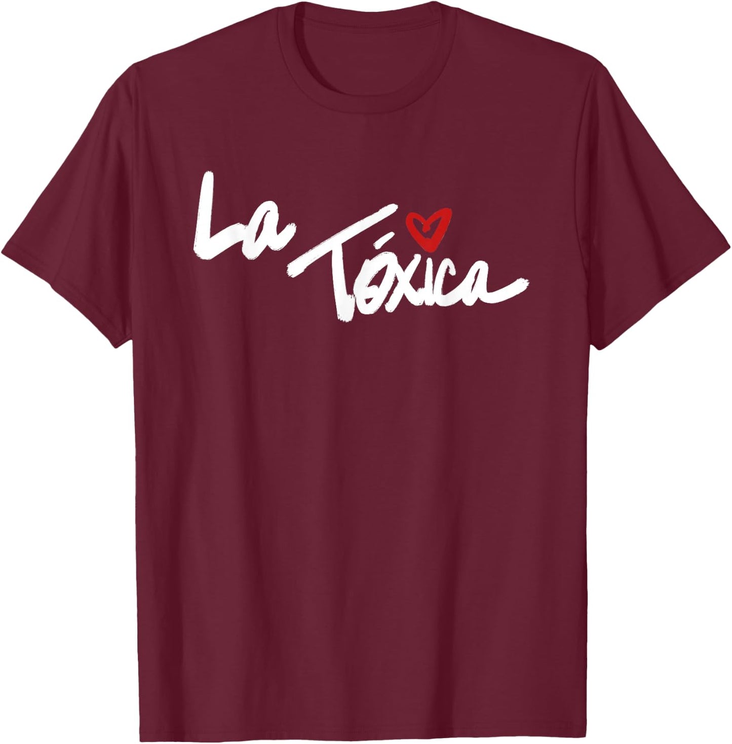Simple La Toxica T-Shirt - T-Shirt | Maroon