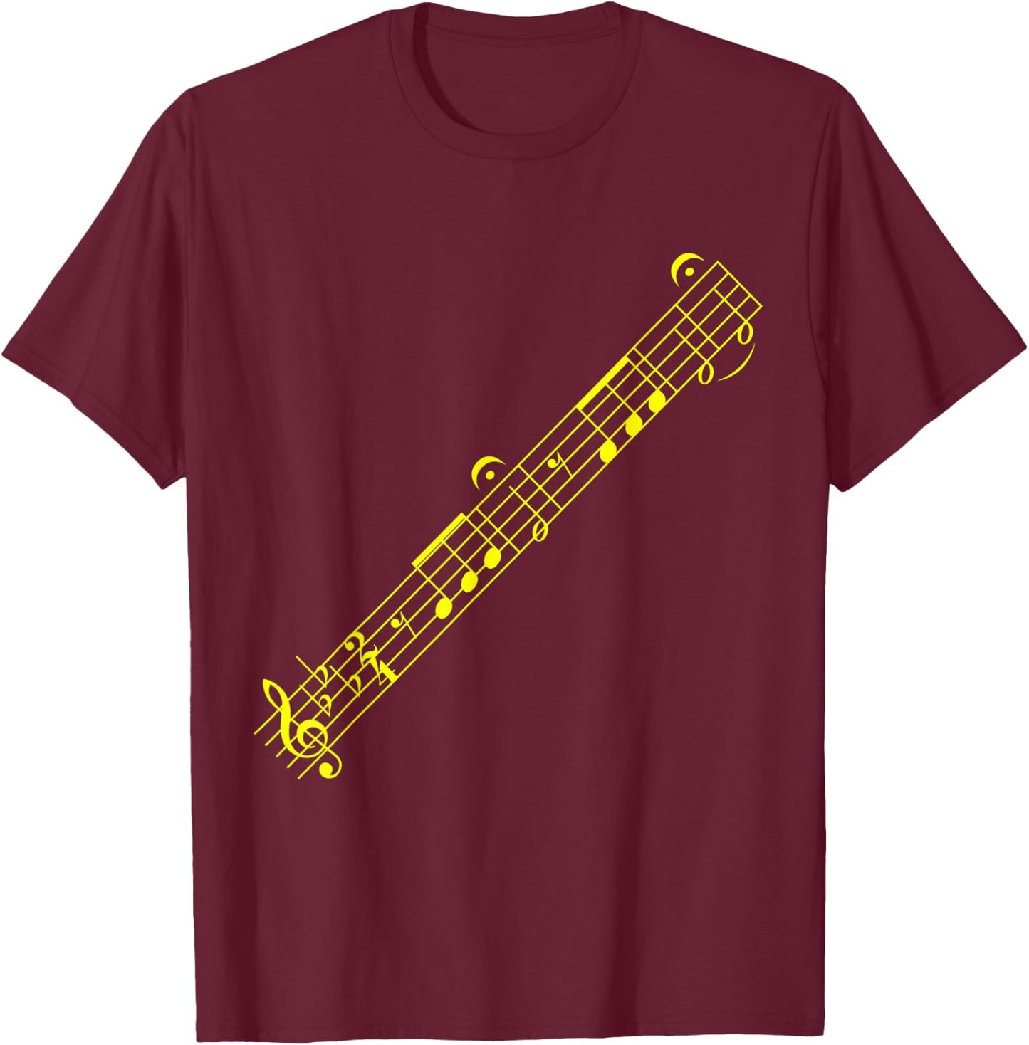 Beethoven's Fifth Symphony No. 5 T-Shirt - T-Shirt | Maroon