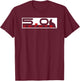 Coyote 5.0 Coyote Hunter Hunting Yotes S550 S197 T-Shirt - T-Shirt | Maroon