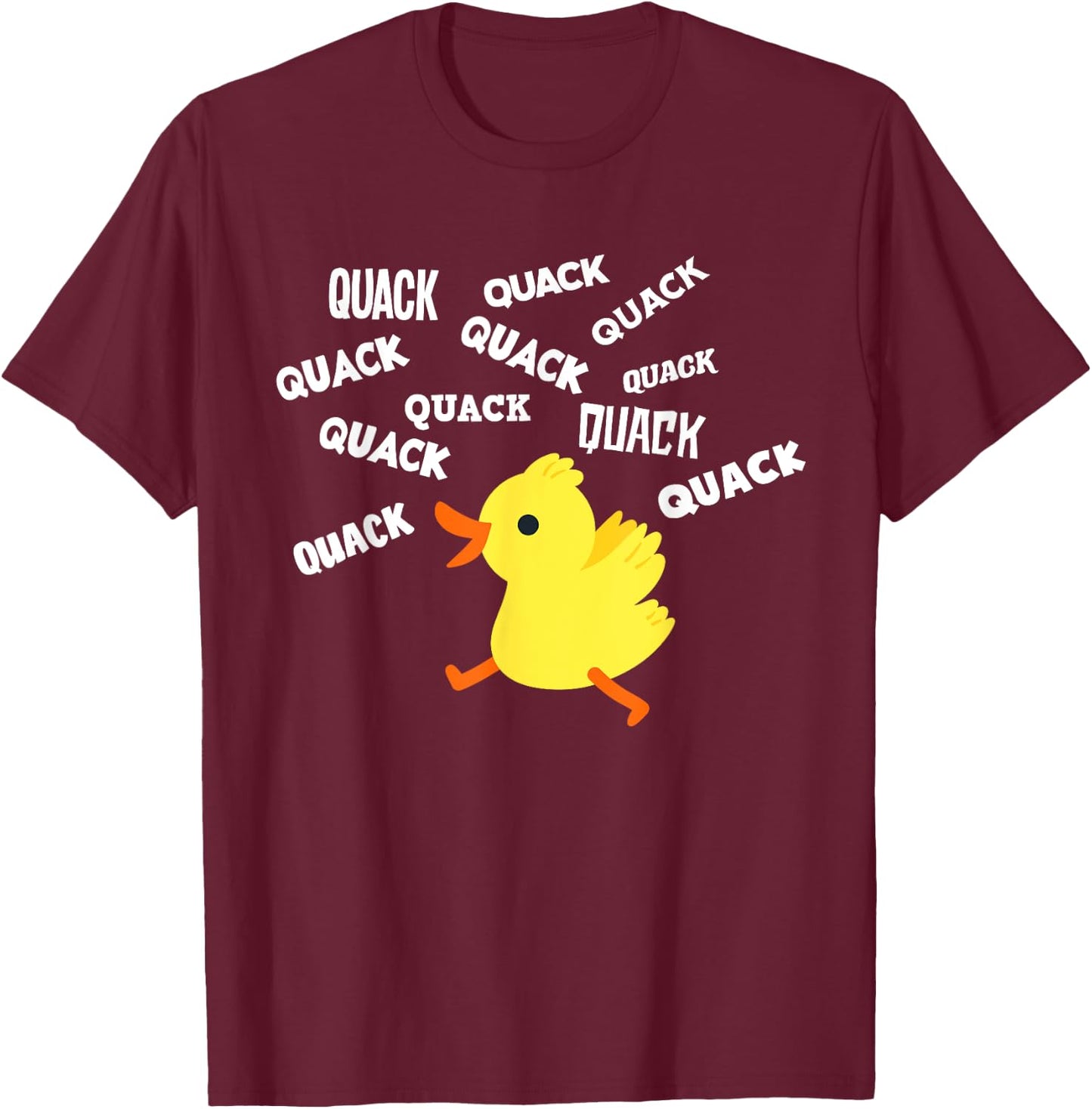 Quack Quack Quack Ducks Owner Farmer Funny Duck T-Shirt - T-Shirt | Maroon