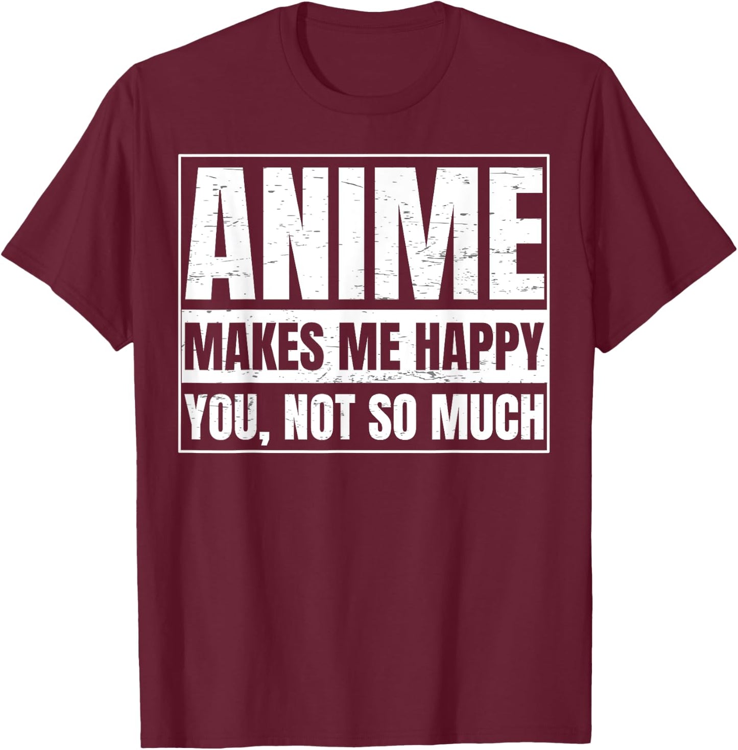 I Love Anime Gift - Japanese Gift a Sao Anime Lover T-Shirt - T-Shirt | Maroon