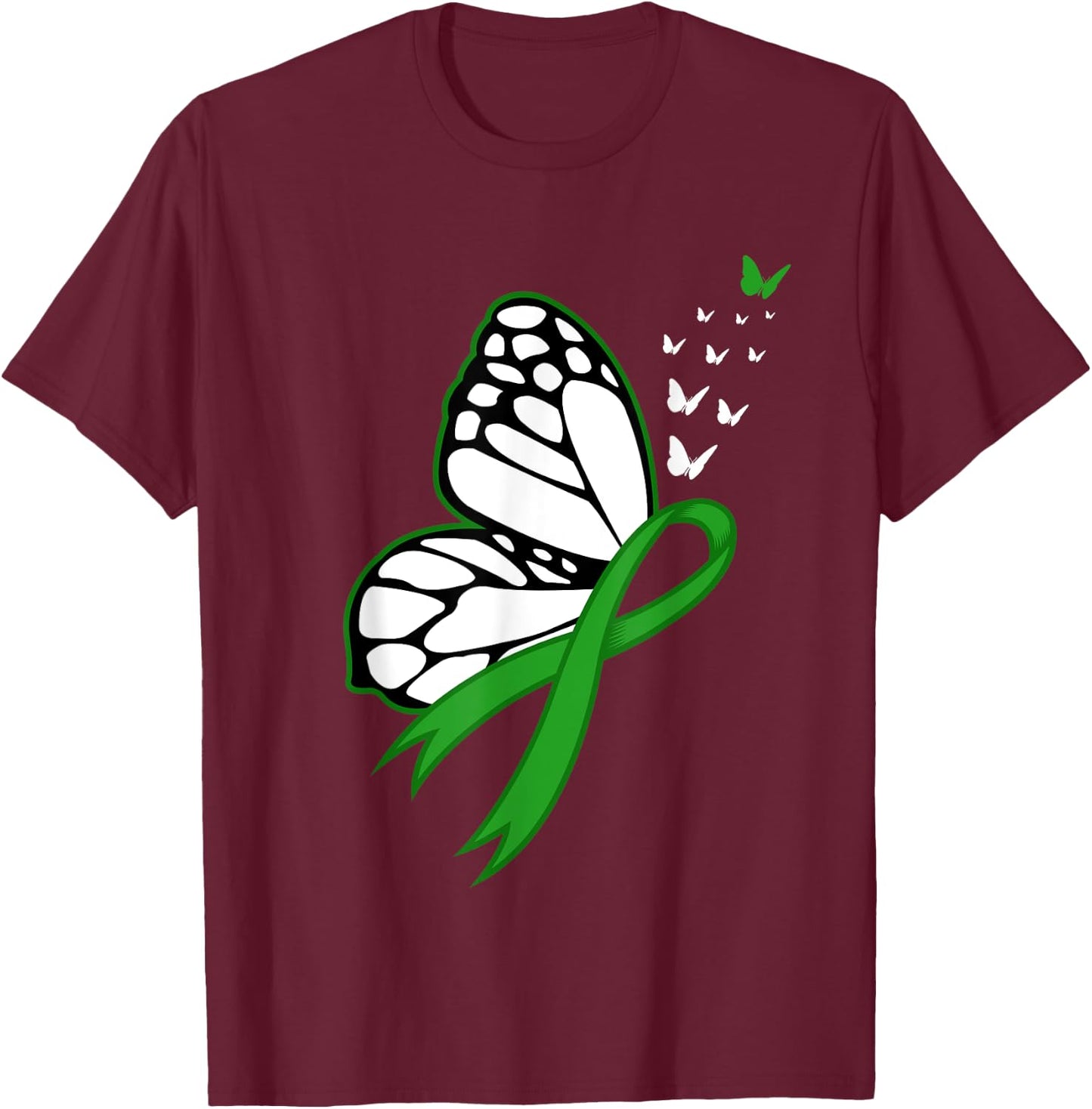 Gift cancer sick, liver cancer T-Shirt - T-Shirt | Maroon
