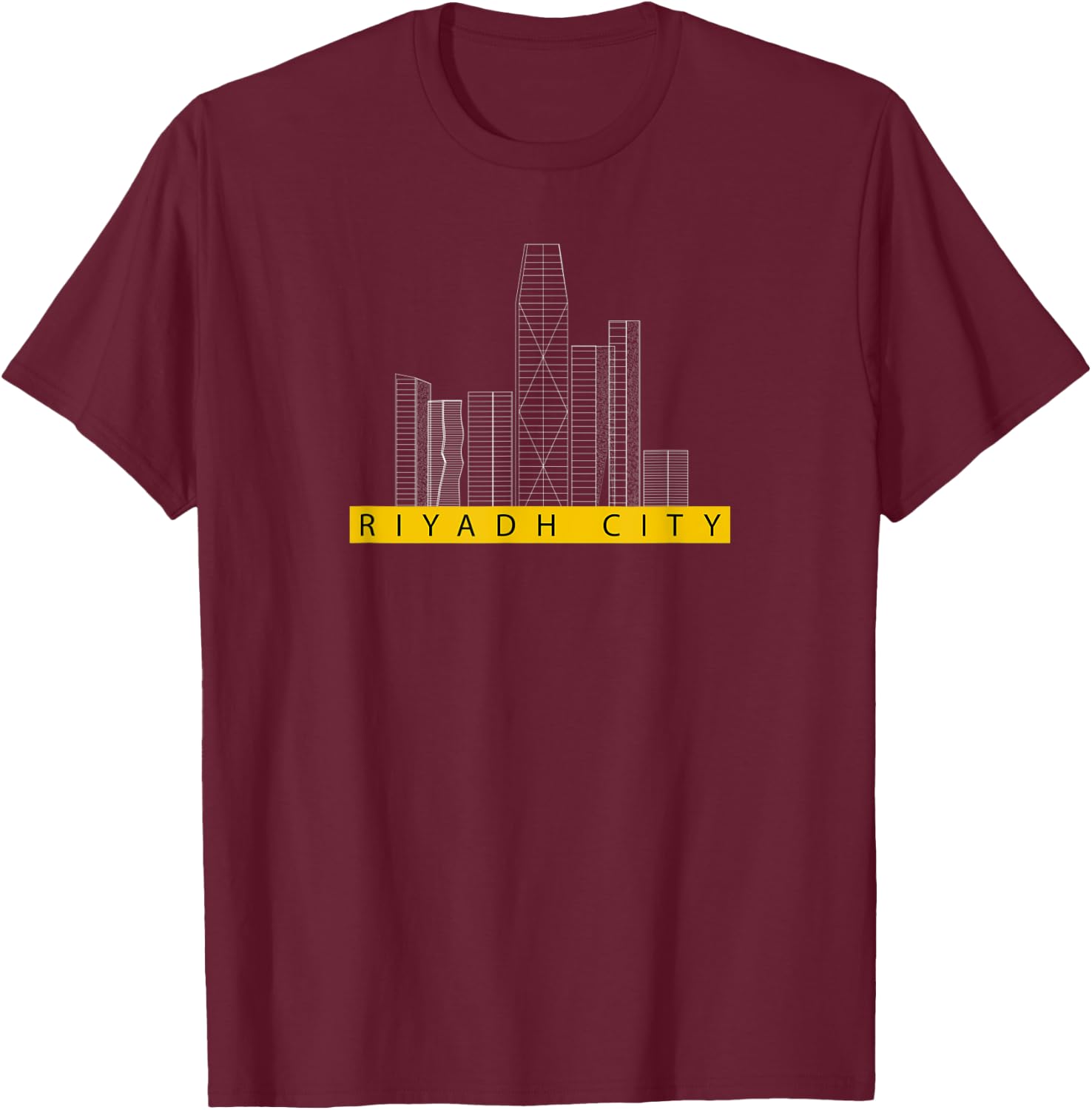 Riyadh city T-Shirt - T-Shirt | Maroon