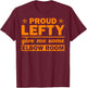 Funny Left Handed Gift Kids Men Women Cool Proud Lefty T-Shirt - T-Shirt | Maroon