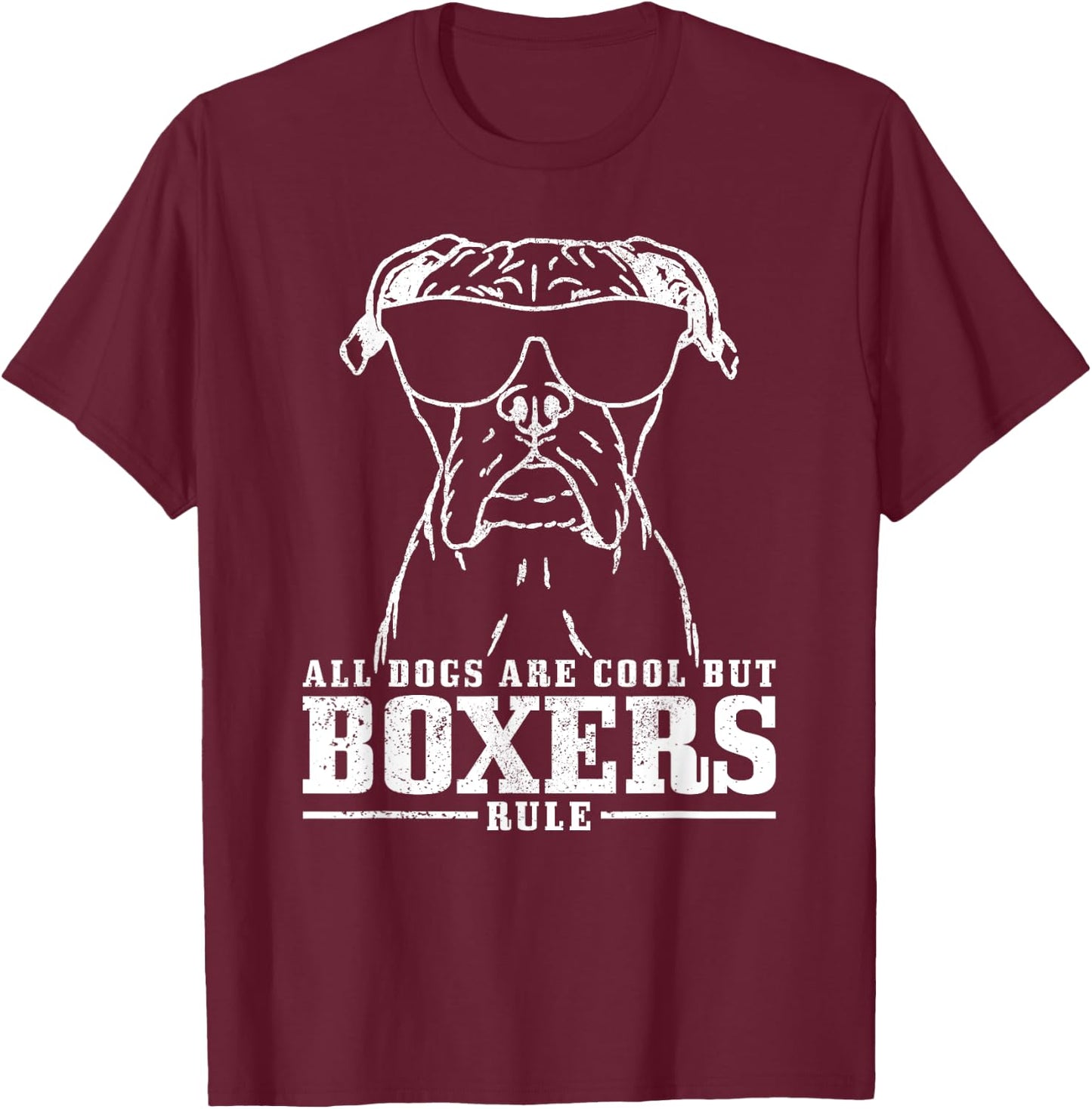 Boxer Saying Funny Dog Boxer Women Girls Kids T-Shirt - T-Shirt | Maroon
