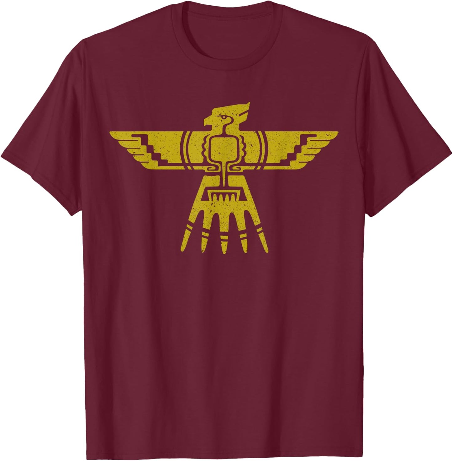 Native American Thunderbird Funny Tribal Art Gift Men Women T-Shirt - T-Shirt | Maroon