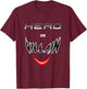 Hero Or Villain Funny Geek Retro Gift T-Shirt - T-Shirt | Maroon