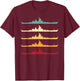 Vintage USS Wisconsin BB-64 Battleship T-Shirt - T-Shirt | Maroon