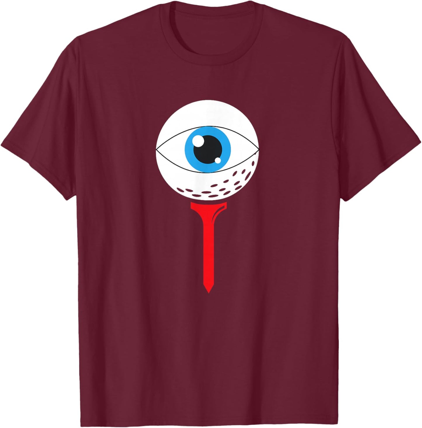IT Information Technology Funny Eye T-Shirt - T-Shirt | Maroon