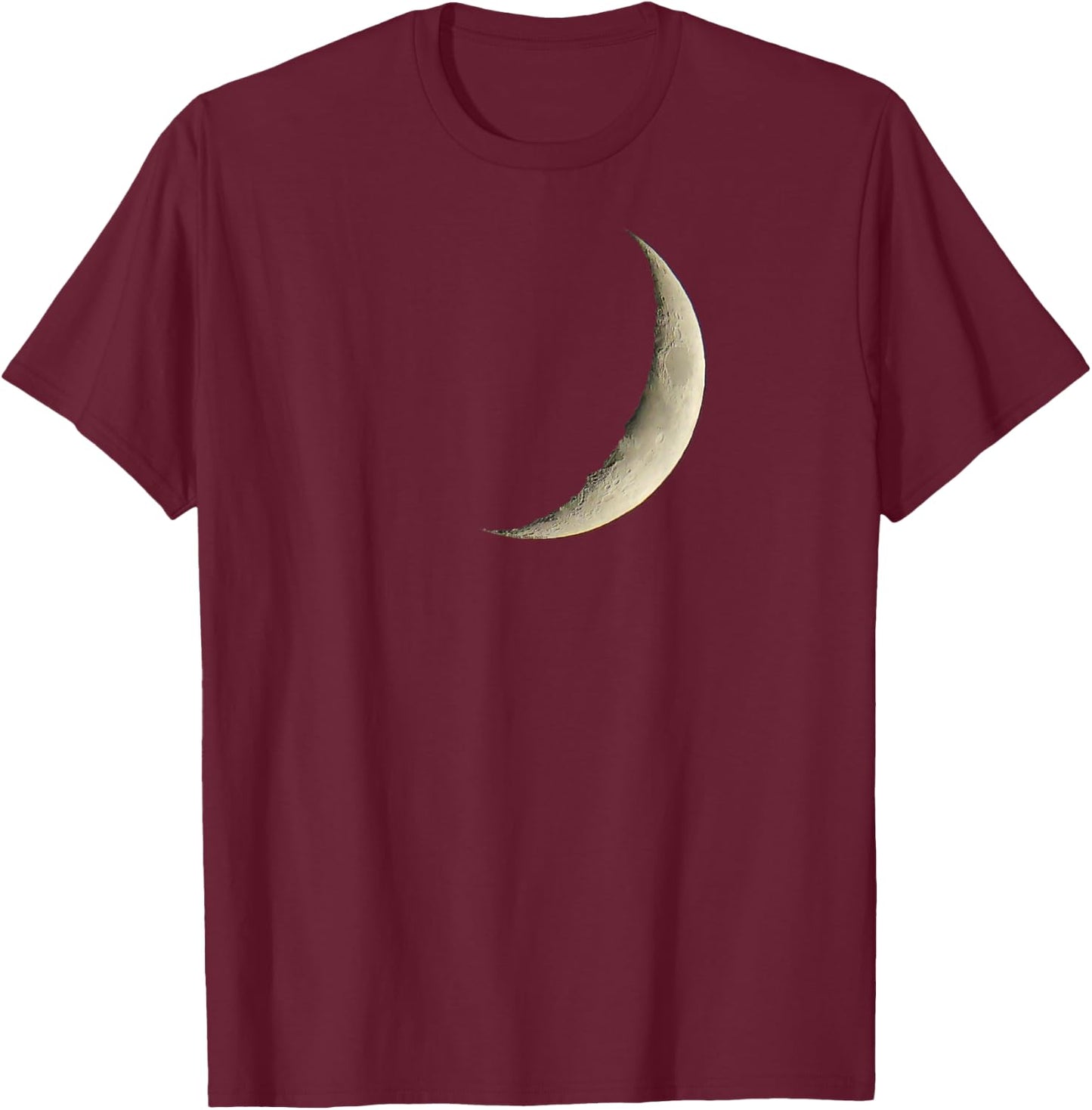 Beautiful Crescent Moon - Lunar Lovers T-Shirt - T-Shirt | Maroon