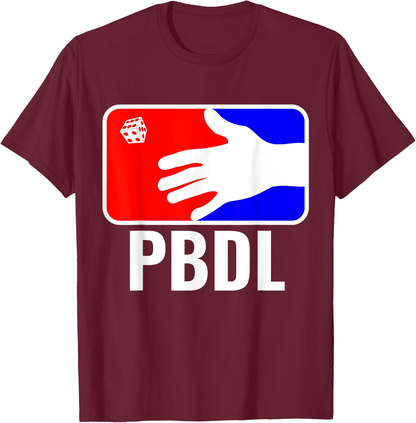 Professional Beer Die League Drinking Game Alcohol Party T-Shirt - T-Shirt | Maroon