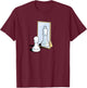Chess Pawn King Mirror Reflection Funny Motivational Meme T-Shirt - T-Shirt | Maroon