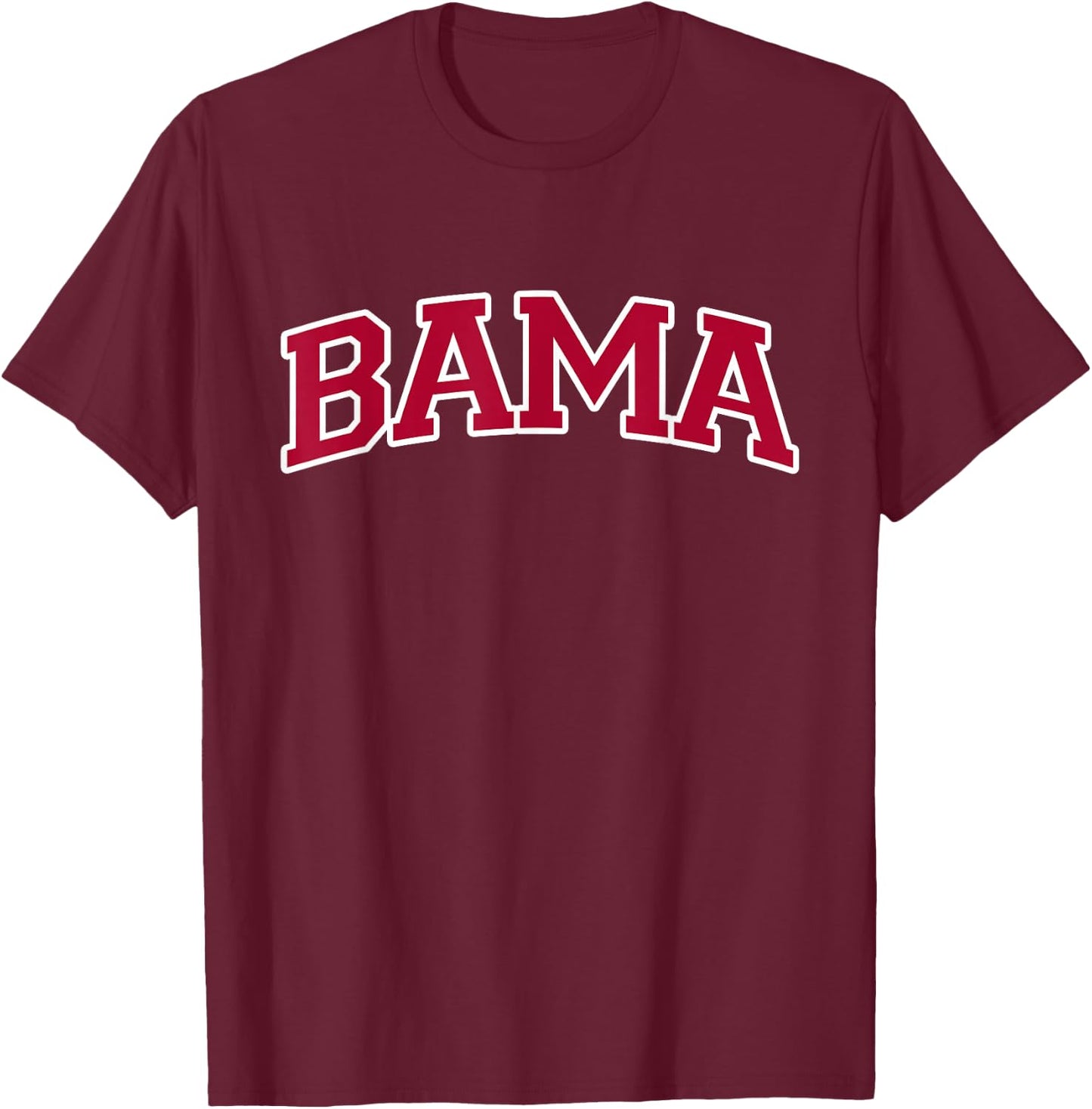 Bama - Alabama Gifts AL State Graphic T-Shirt - T-Shirt | Maroon