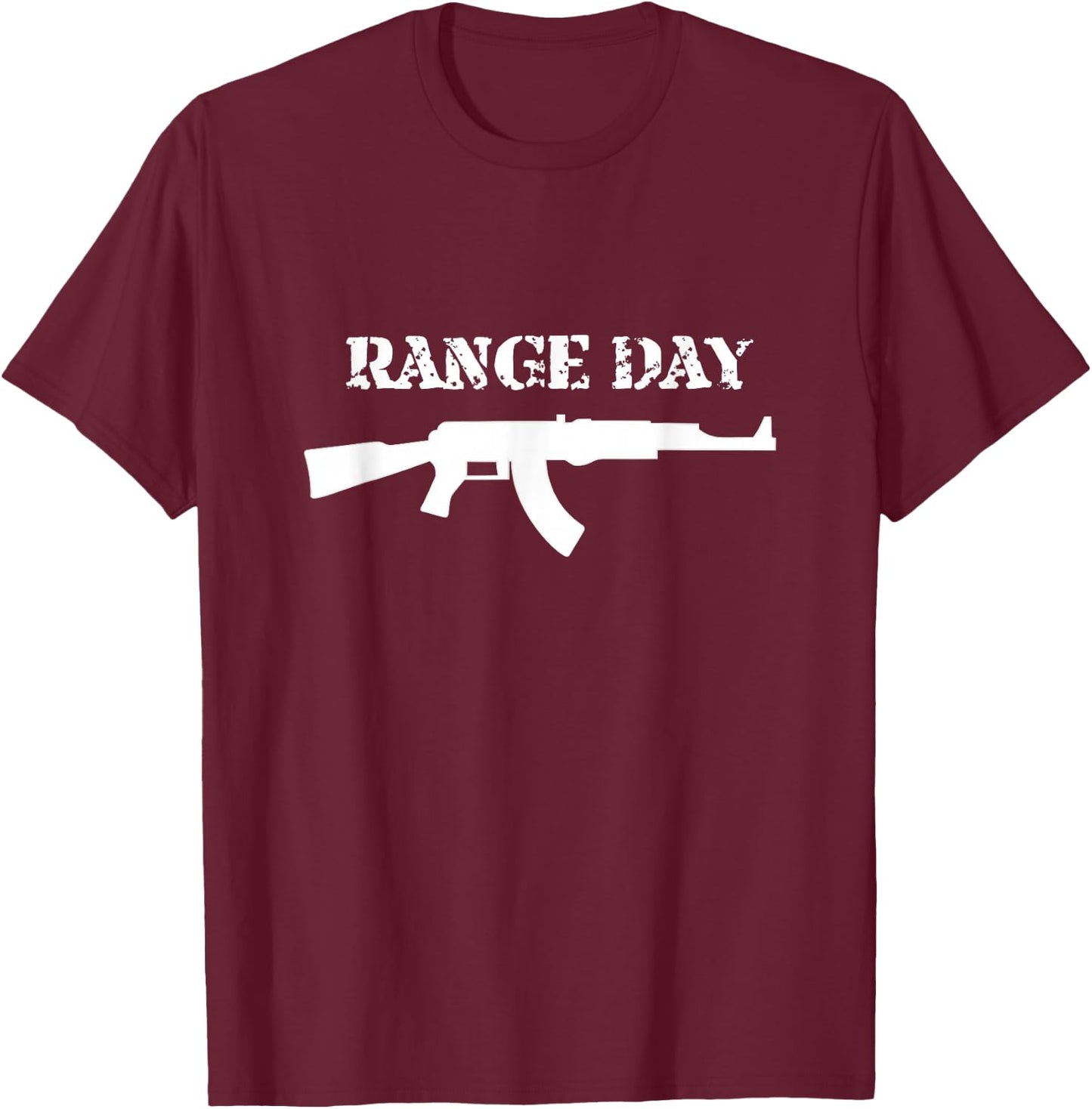 Range Day Firearms Tactical Rifle Instructor Police Military T-Shirt - T-Shirt | Maroon