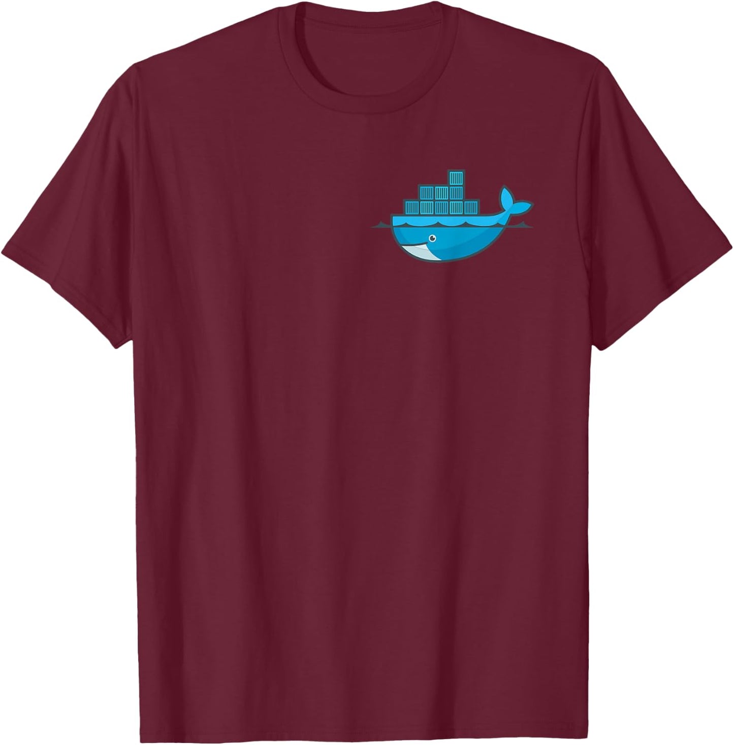Docker whale T-Shirt - T-Shirt | Maroon