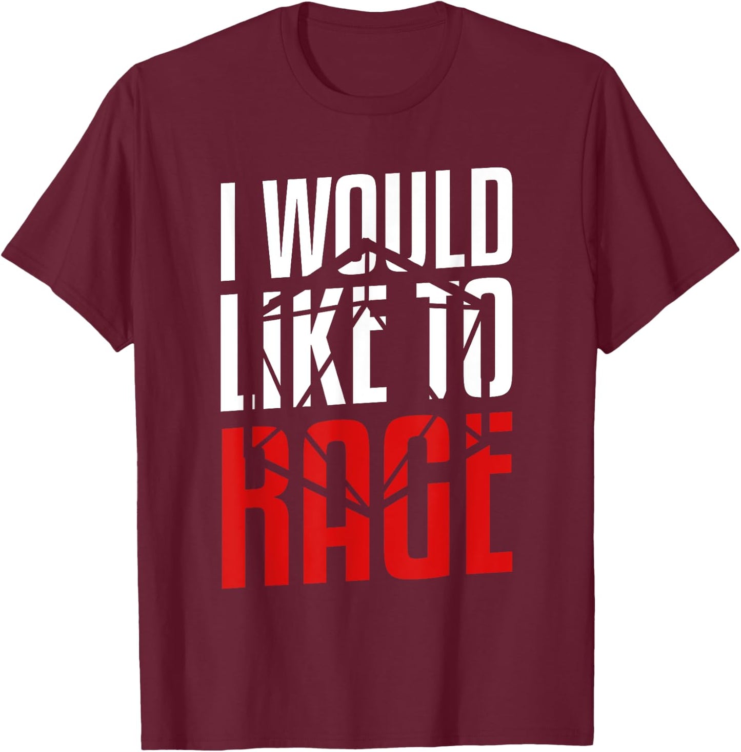 I Would Like To Rage Funny RPG Gift A Gamer T-Shirt - T-Shirt | Maroon