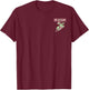 Marvel X-Men Wolverine Distressed Neon Front & Back T-Shirt - T-Shirt | Maroon