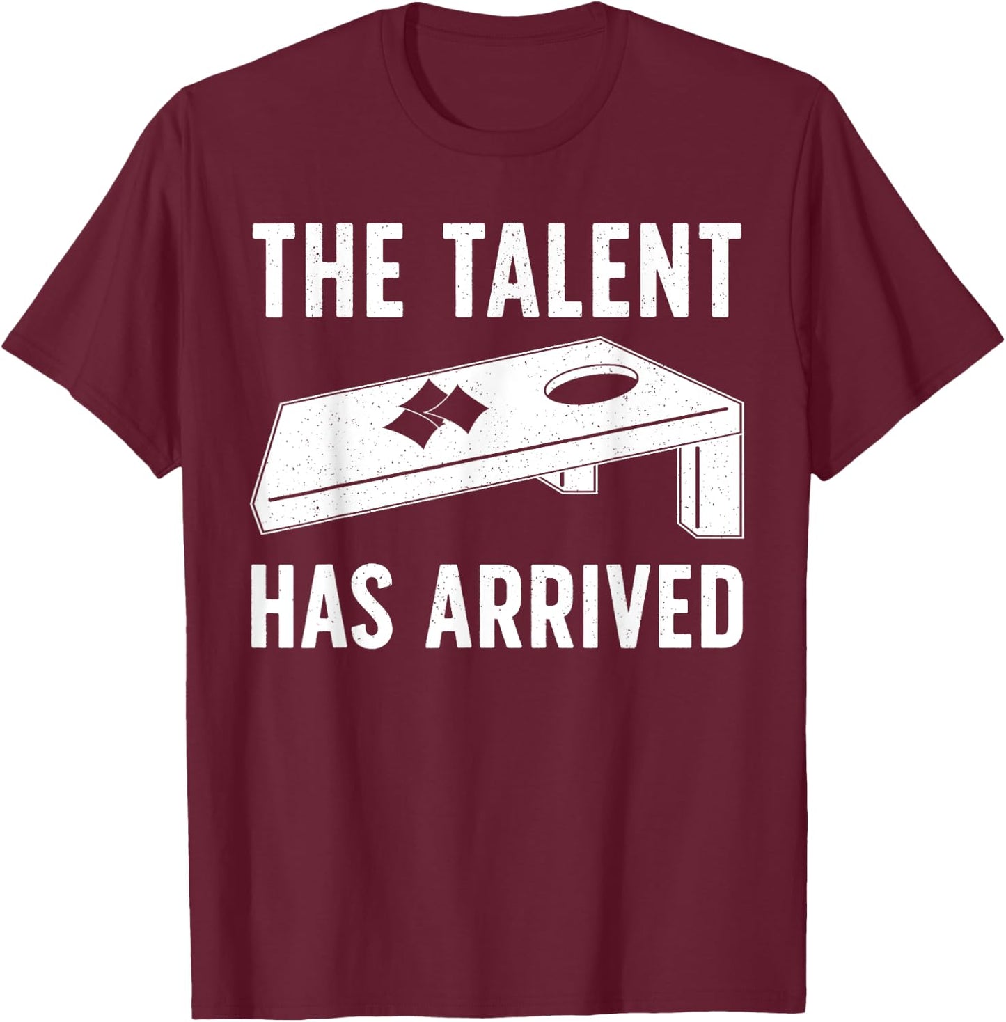 Funny Cornhole Design Women Kids Cornhole Game Lover T-Shirt - T-Shirt | Maroon