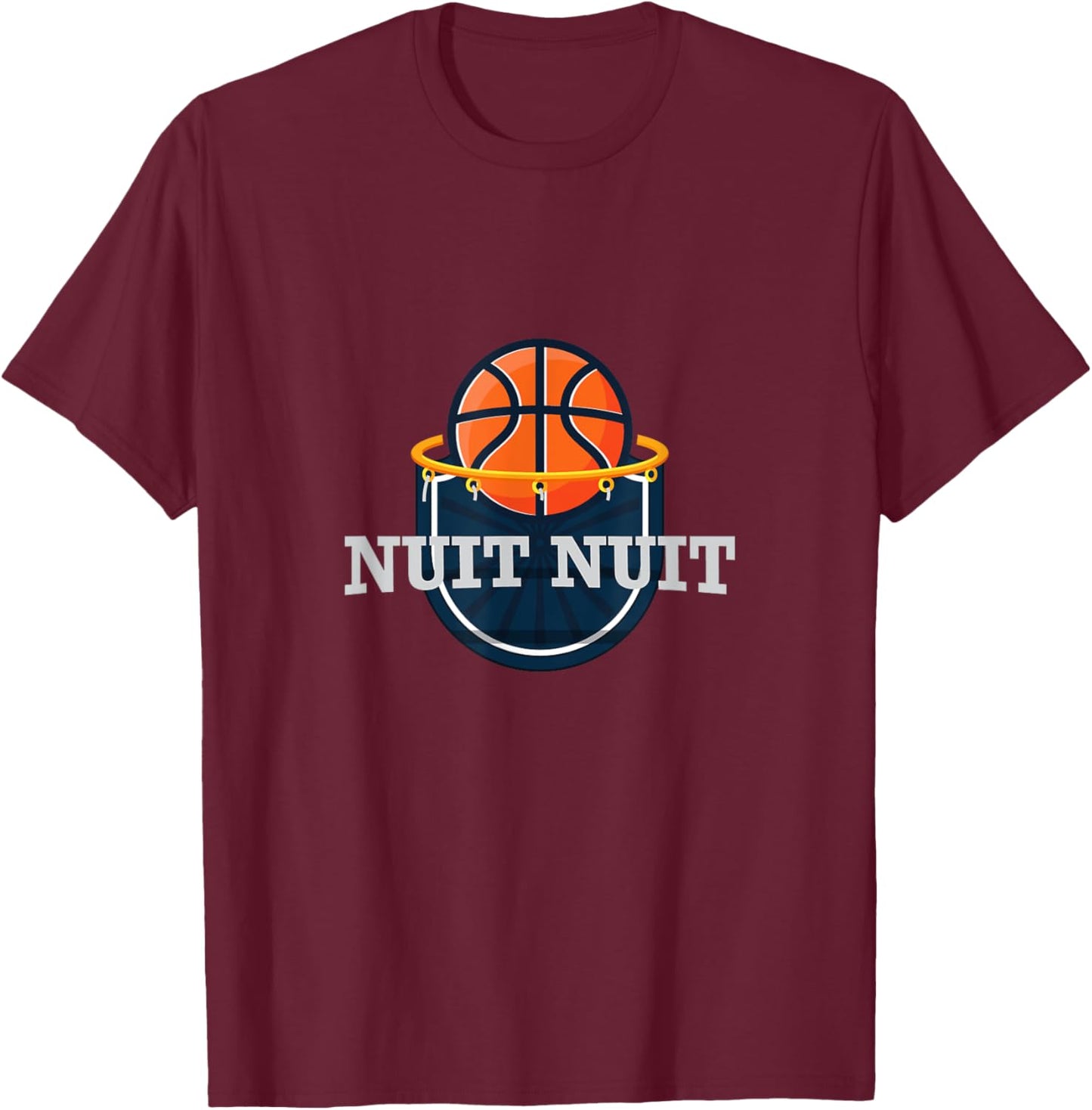 Nuit Nuit T-Shirt - T-Shirt | Maroon