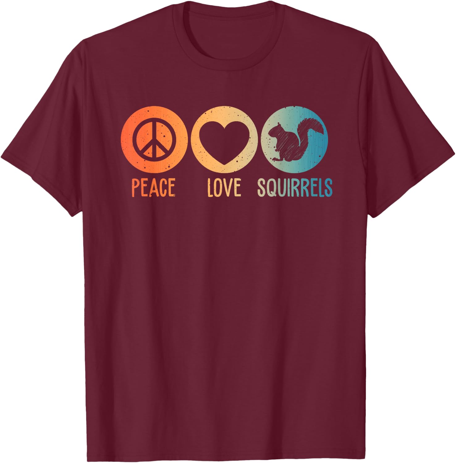 Funny Squirrel Novelty Design Squirrel Lover Men Women Kids T-Shirt - T-Shirt | Maroon