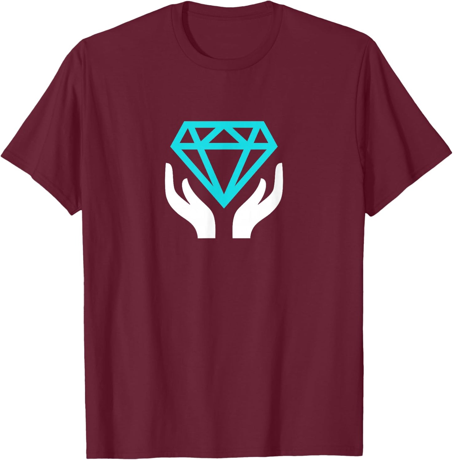 Hodl Diamond Hands crypto T-Shirt - T-Shirt | Maroon