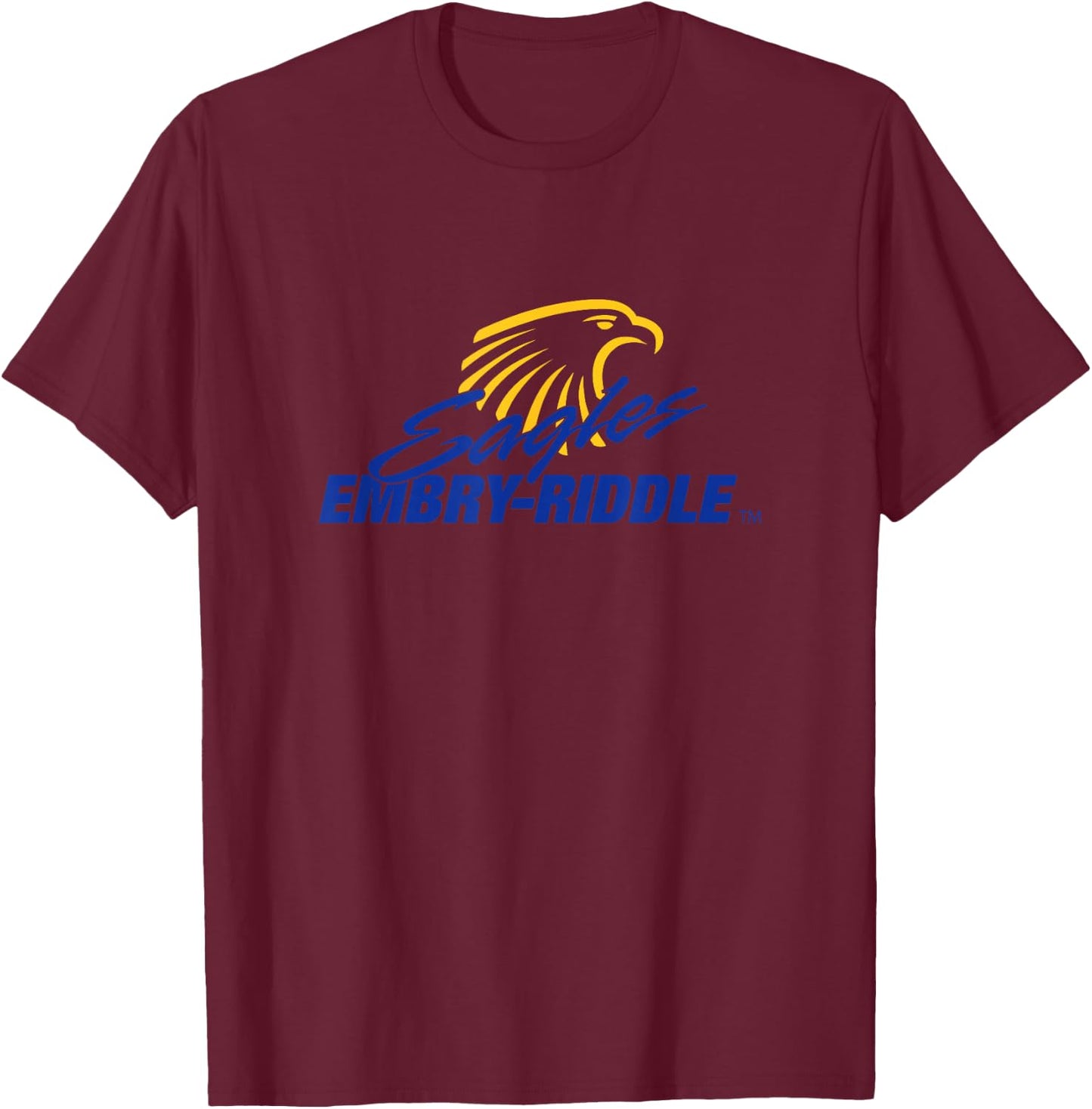 Embry Riddle Eagles | Official NCAA Merch | PPERAUD02 T-Shirt - T-Shirt | Maroon