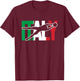 Italy Soccer Jersey Italia Azzurri Gifts for Italian Soccer T-Shirt - T-Shirt | Maroon