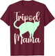 Tripod mama mom cat three legs 3 legged kitten kitty owner Women T-Shirt - T-Shirt | Maroon