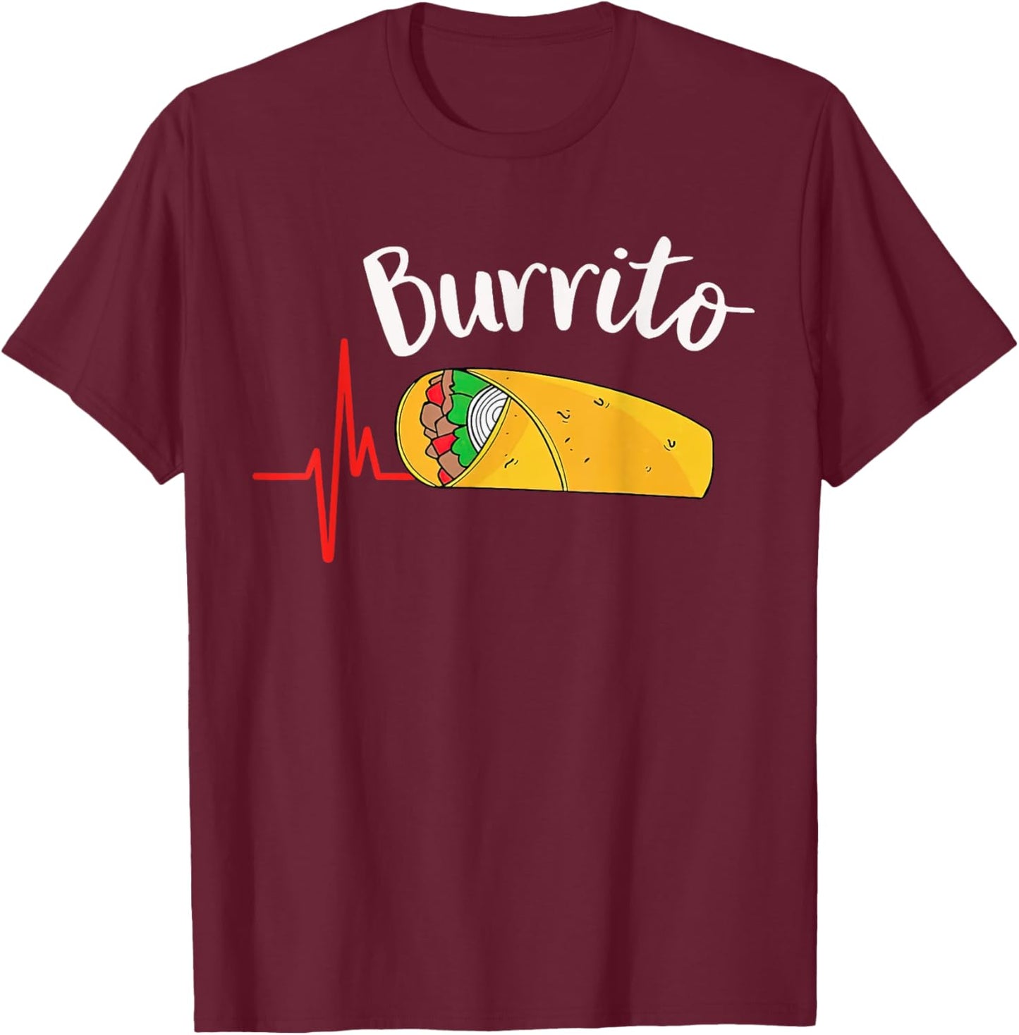 Burrito Taco Taquito Dad Mom Child Baby Matching Family T-Shirt - T-Shirt | Maroon