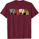 Retro Vintage Guitar Pick Player Guitarist Bassist Musician T-Shirt - T-Shirt | Maroon