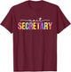 Unit Secretary Appreciation Week Healthcare Tie Dye T-Shirt - T-Shirt | Maroon