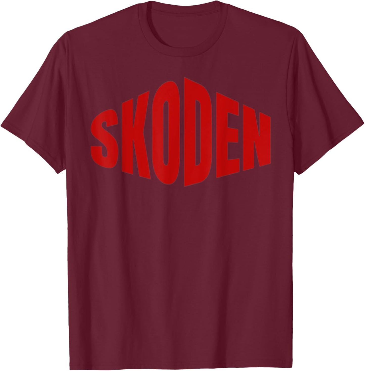 Skoden Let's Go Then T-Shirt - T-Shirt | Maroon