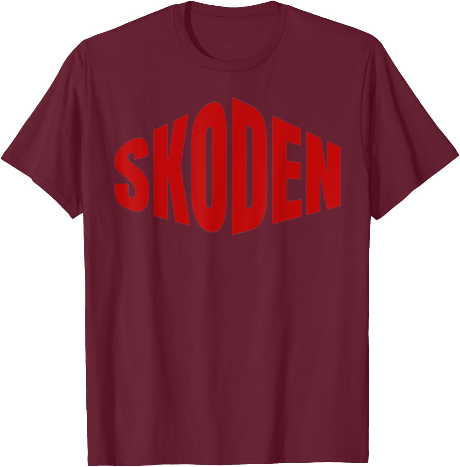 Skoden Let's Go Then T-Shirt - T-Shirt | Maroon