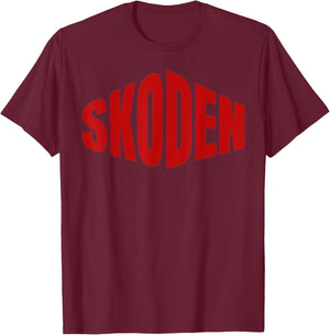 Skoden Let's Go Then T-Shirt - T-Shirt | Maroon