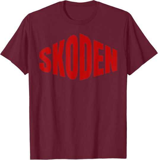 Skoden Let's Go Then T-Shirt - T-Shirt | Maroon