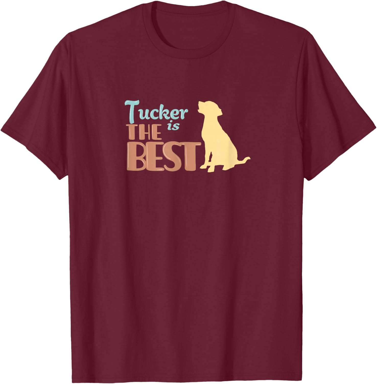 Tucker Dog Name Tucker Puppy Gift Women T-Shirt - T-Shirt | Maroon