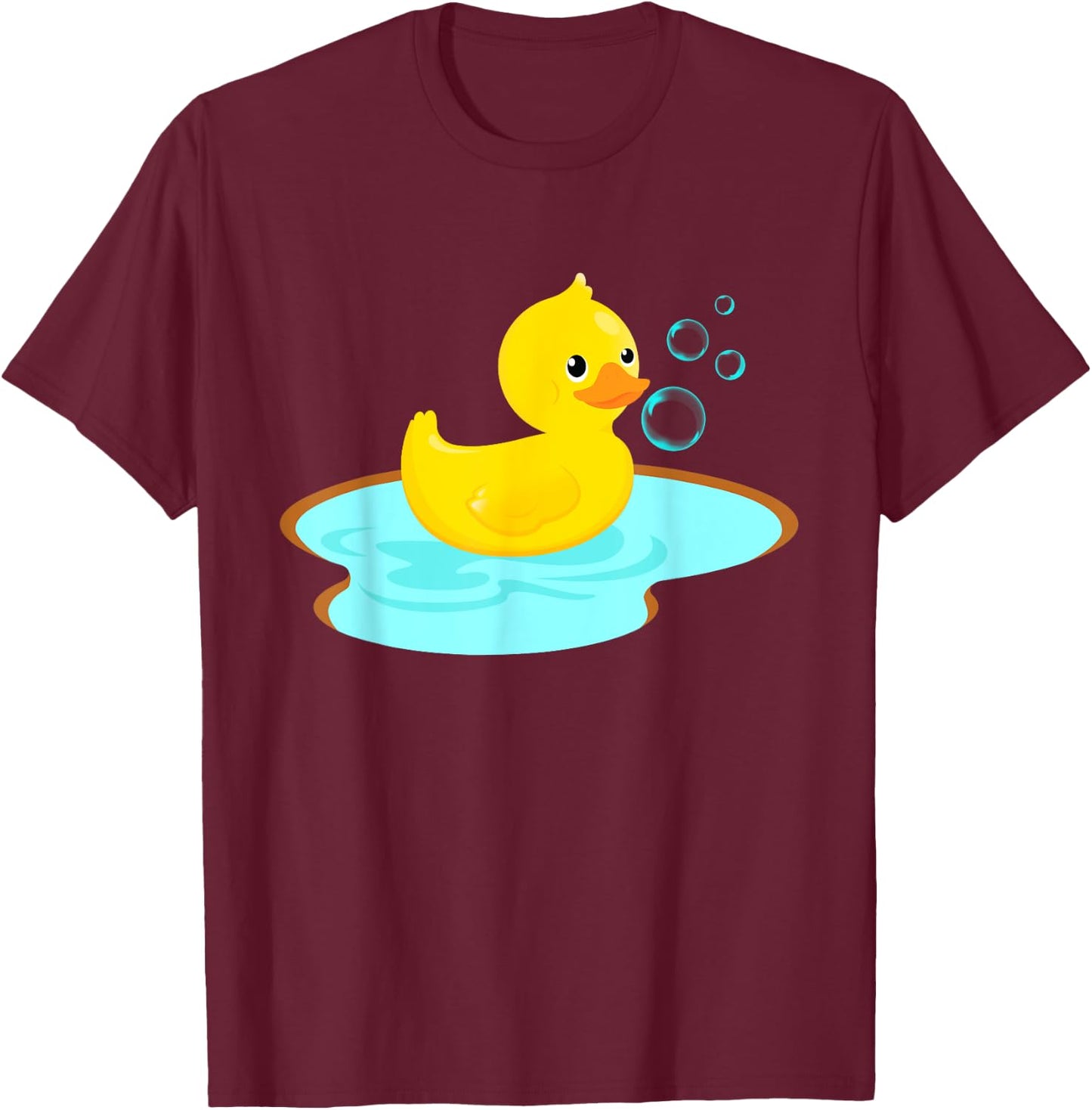 Cute Duckling Kids Gift Duck T-Shirt - T-Shirt | Maroon
