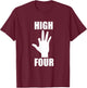 Finger Amputee Outfit Amputation Amputated Missing Finger T-Shirt - T-Shirt | Maroon